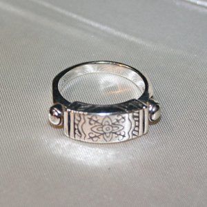 BRIGHTON 925 Sterling Silver Etched Ring ~